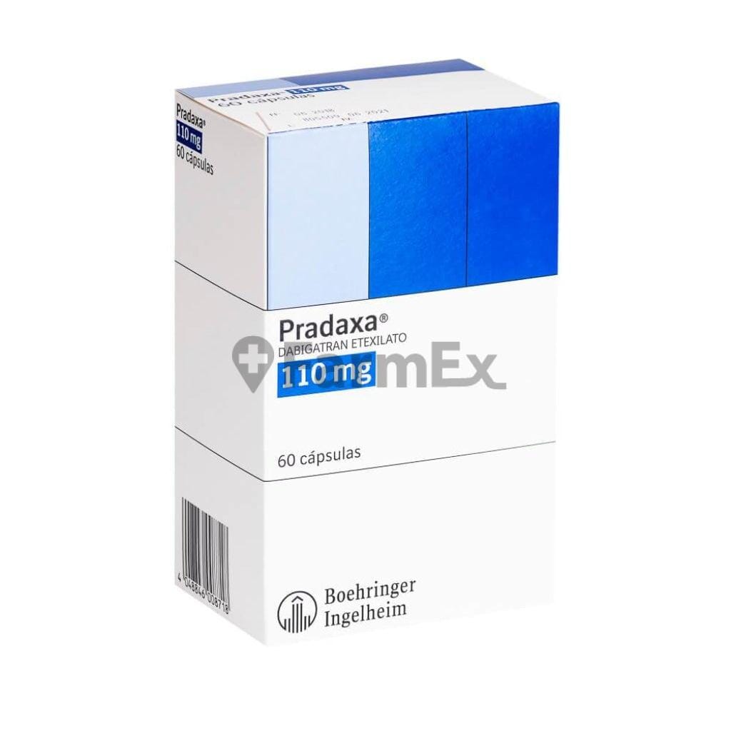 Pradaxa 110 mg x 60 cápsulas "Ley Cenabast" Farmex-Fonasa-Persistente